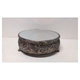 Antique Silverplate Plateau Mirror