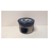 Antique Blue Butter Crock
