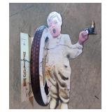 Fisk Tires Flange double sided sign