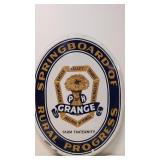 Vintage P of H Grange Springbord of Rural progress