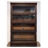 Antique oak 4 stack lawyers bookcase
