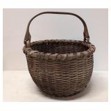 Early 19th Century wood splint woven Basket
