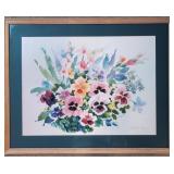 Robert Fleming Floral print of a watercolor