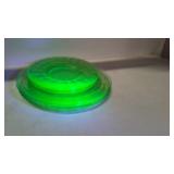 6 Vintage Green uranium Block Optic pates