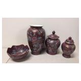 4 pieces of hand painted Classic Traditions