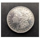 1921 - D Morgan Silver Dollar