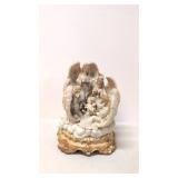 Baby Jesus in Angels Arms  Resin figurine