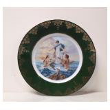 Antique hand painted Victoria Austria plate