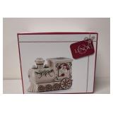 Lenox Santa & Train Cookie Jar