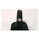 .925 Elegant diamond estate ring