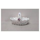 Signed Westmoreland hand painted Basket