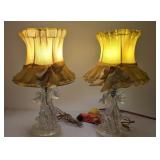 Pr. Vintage Southern Belle Boudoir lamps