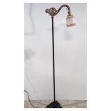 Antique Black & brown floor lamp with seahorse mof