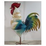 large Colorful metal rooster