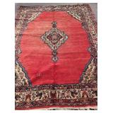 Persian hand knoted rug  AS IS