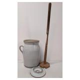 Antique 2 gallon churn