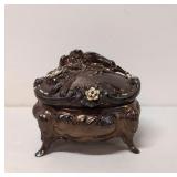 Antique Art nouveau ornate Jewelry Box
