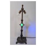 Uranium & metal table lamp