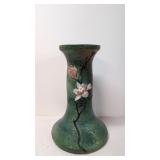 1940s Roseville Green Magnolia Plant Stand