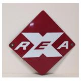 Vintage Porcelain Railway Express Agency sign