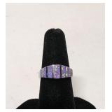 .925 Ring with Fire Opal