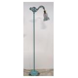 Antique Floor lamp with seahorse motif