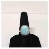 .925 Ring with Larimar