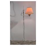 Antique wrought iron floor lamp