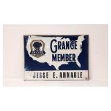 P of H Garage Member sign