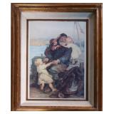 Framed "Welcome Home"  Litho Print by Fred Morgan