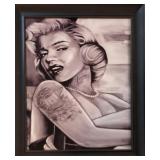 Marilyn Monroe Glossy print on board