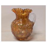 Fenton Golden Iridescent Apple Tree Beverage pitch