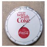 Round 12' Coca Cola Thermometer