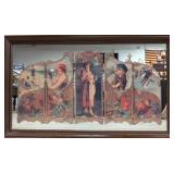 1980s 'Four Seasons' Collectible Coke Wall Mirror