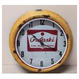 Pulaski Pure Milk Store clock