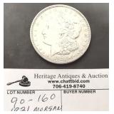 1921 Morgan Silver Dollar