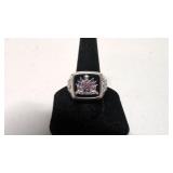 .925 Confederate States of  America Ring