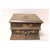 Hand painted jewelry box