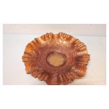 Vintage Fenton Lotus & Dragon Carnival glass bowl