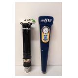 Miller Time w/clock and Tailgate Beer Taps