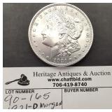 1921 - D Morgan Silver Dollar