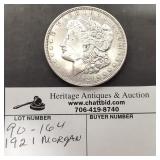 1921 Morgan Silver Dollar