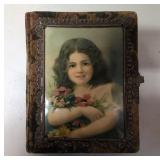 Antique Photo Album with music box