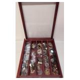 Mahogany Tale Top Showcase ful of costume jewelry