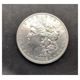1882 Morgan silver dollar