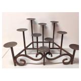 Wrought iron candelabra - holds 10 candles