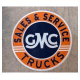 GMC Trucks Sales & Service Sign