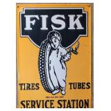 Fisk Tires & Tubes Service Station Sign