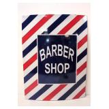 Barber Shop Convex sign