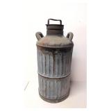 Antique Steel Screw top Lube Oil Can